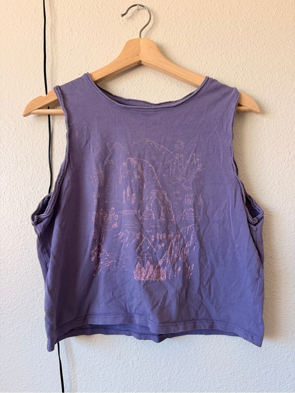 Parks Project Lavender Graphic Muscle Tee